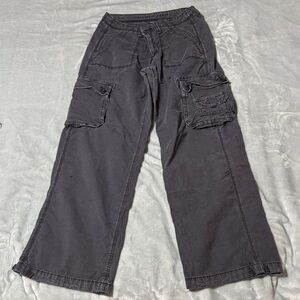 American Eagle Outfitters Dark Gray Cargo Pants